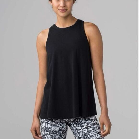 Lululemon all tied up tank in black size 2 - Picture 2 of 10